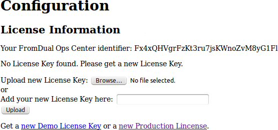 Ops Center License Key request