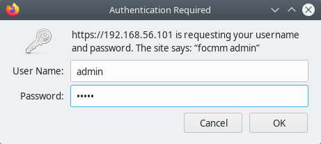 Ops Center http Baisc Access Authentication login prompt