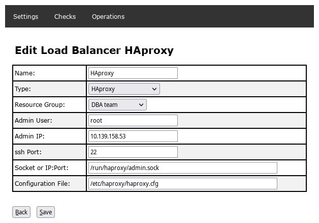 Edit HAproxy Load Balancer